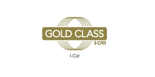 I-CAR Gold Class collision repair shop certification logo for Supreme Collision Center Fullerton CA