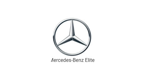 Mercedes-Benz Elite collision repair certification logo at Supreme Collision Center Fullerton CA